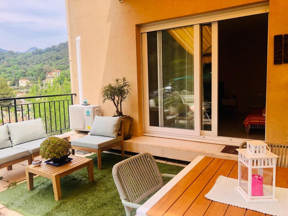 Mon Appart Avec Terrasse Et Piscine 罗克布吕讷-卡普马丹 外观 照片